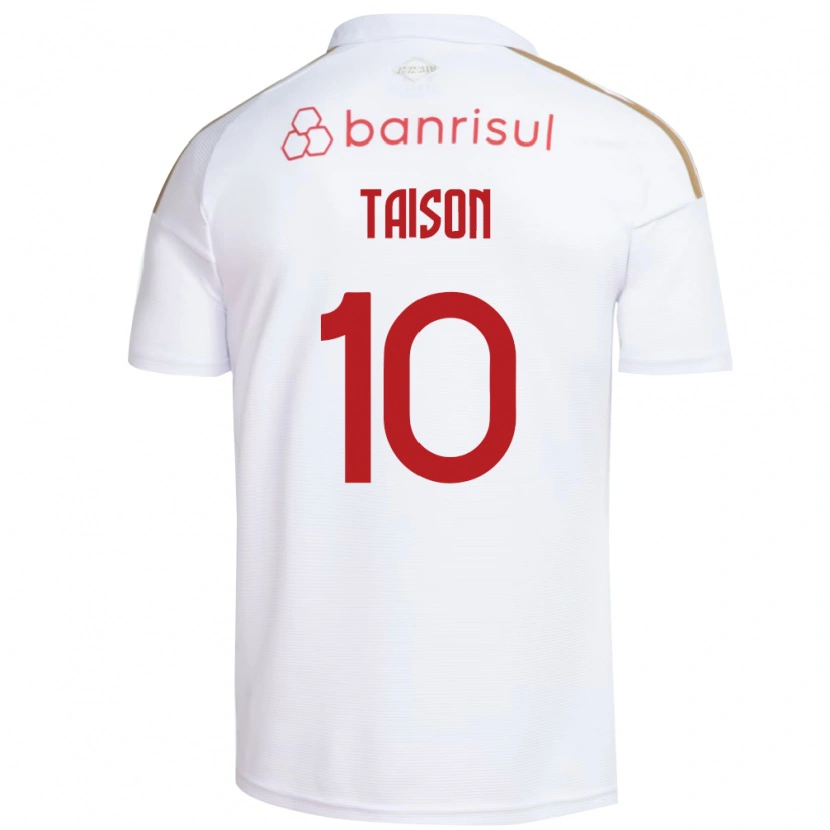 Danxen Homme Maillot Taison #10 Blanc Rouge Tenues Extérieur 2026/27 T-Shirt