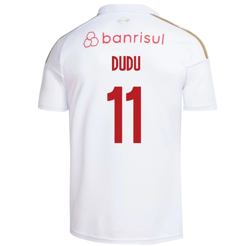 Danxen Homme Maillot Dudu #11 Blanc Rouge Tenues Extérieur 2026/27 T-Shirt