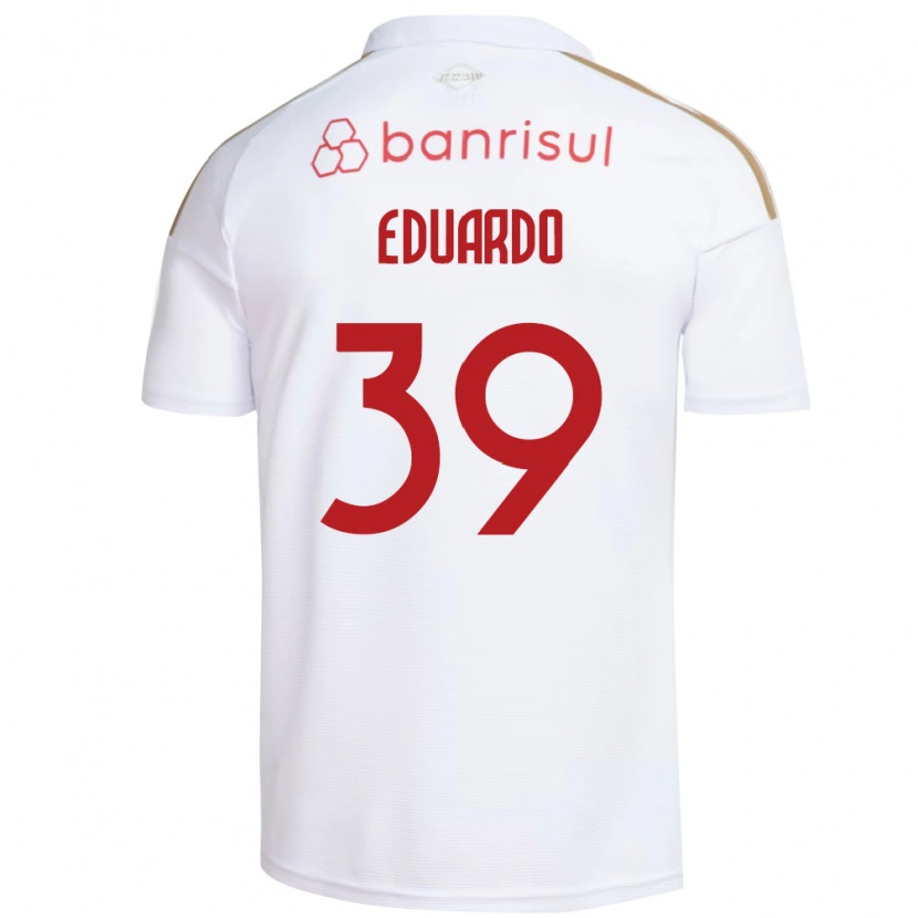 Danxen Homme Maillot Carlos Eduardo #39 Blanc Rouge Tenues Extérieur 2026/27 T-Shirt
