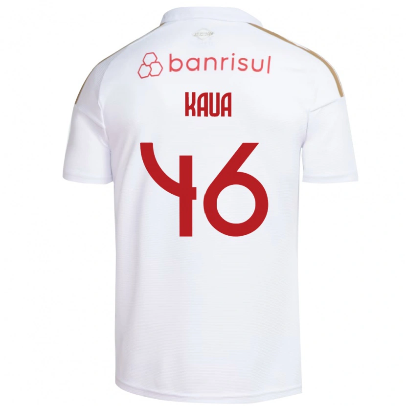 Danxen Homme Maillot Pedro Kauã #46 Blanc Rouge Tenues Extérieur 2026/27 T-Shirt