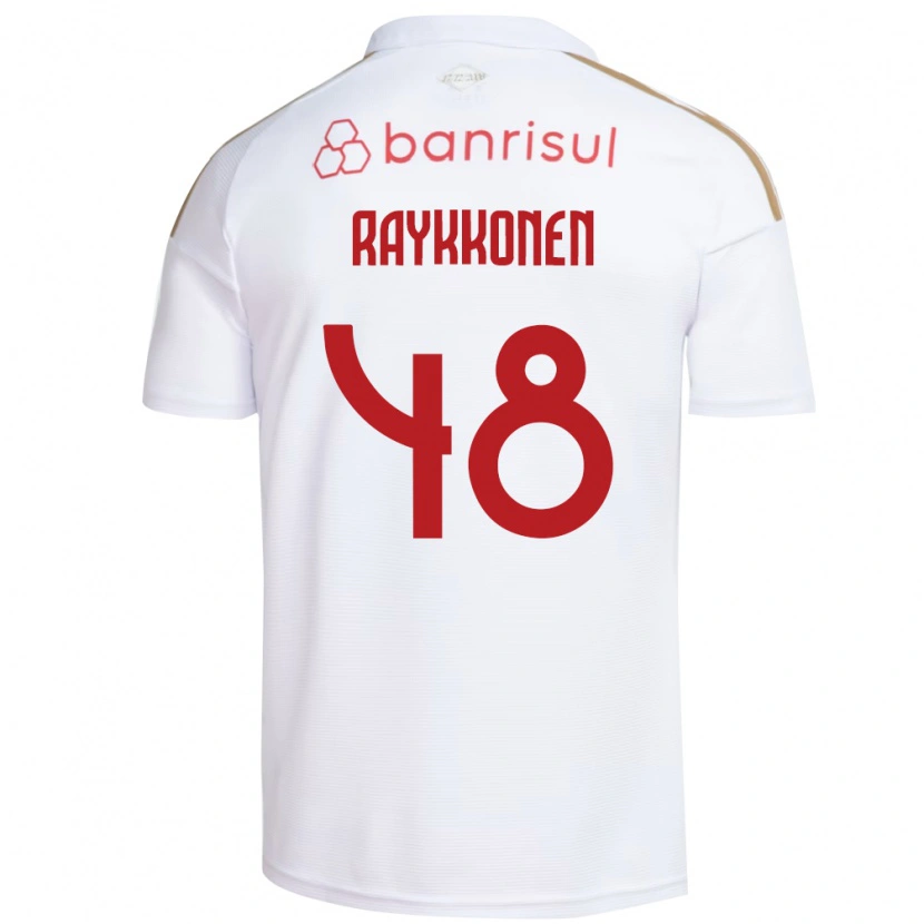 Danxen Homme Maillot Raykkonen Pereira Soares #48 Blanc Rouge Tenues Extérieur 2026/27 T-Shirt