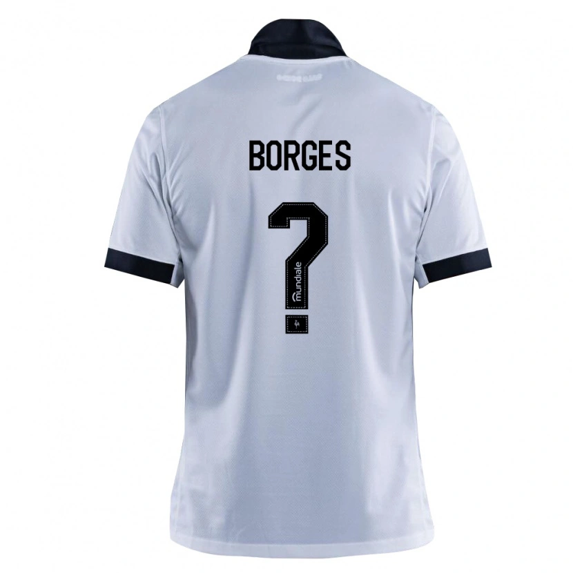 Danxen Homme Maillot Leo Borges #0 Noir Blanc Tenues Extérieur 2026/27 T-Shirt