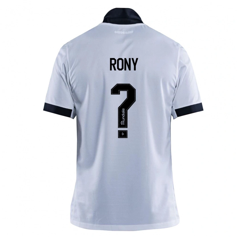 Danxen Homme Maillot Rony #0 Noir Blanc Tenues Extérieur 2026/27 T-Shirt