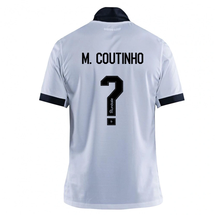 Danxen Homme Maillot Murilo Coutinho #0 Noir Blanc Tenues Extérieur 2026/27 T-Shirt