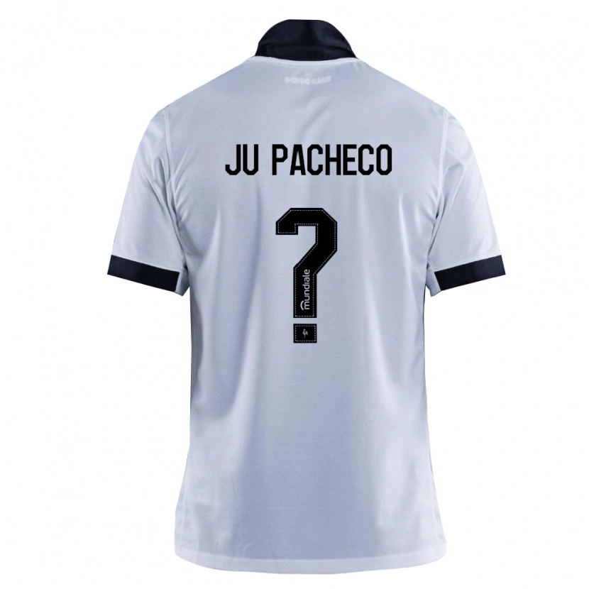 Danxen Homme Maillot Ju Pacheco #0 Noir Blanc Tenues Extérieur 2026/27 T-Shirt