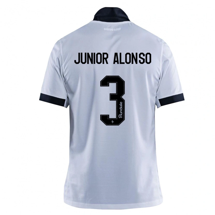 Danxen Homme Maillot Junior Alonso #3 Noir Blanc Tenues Extérieur 2026/27 T-Shirt