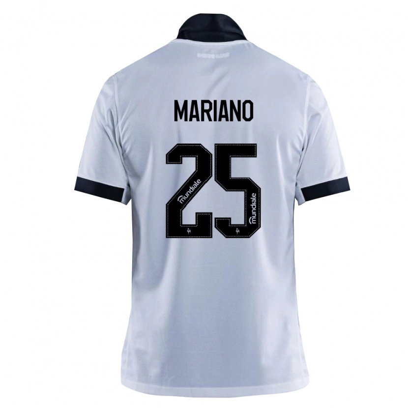 Danxen Homme Maillot Mariano #25 Noir Blanc Tenues Extérieur 2026/27 T-Shirt
