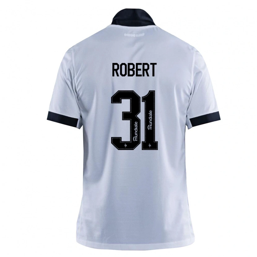 Danxen Homme Maillot Robert Pinto Alves Assunção #31 Noir Blanc Tenues Extérieur 2026/27 T-Shirt