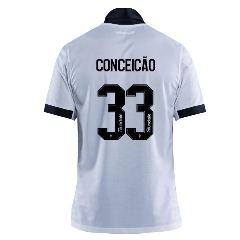 Danxen Homme Maillot Robert Conceição #33 Noir Blanc Tenues Extérieur 2026/27 T-Shirt