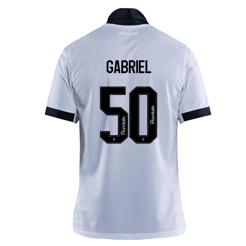 Danxen Homme Maillot Vitor Gabriel #50 Noir Blanc Tenues Extérieur 2026/27 T-Shirt