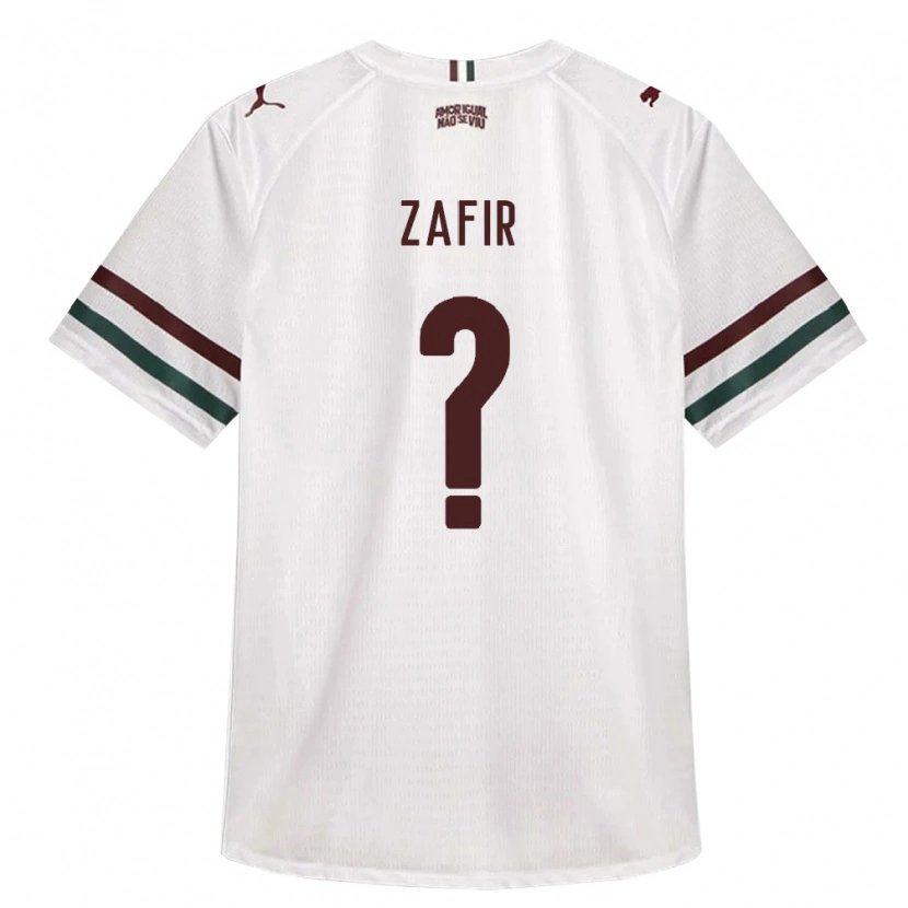 Danxen Homme Maillot Zafir Morais Ayan #0 Blanc Vert Bourgogne Tenues Extérieur 2026/27 T-Shirt