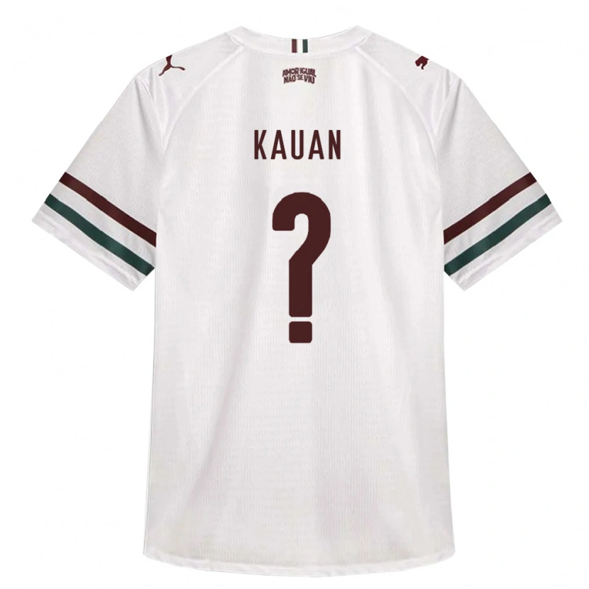 Danxen Homme Maillot Victor Kauan Ferreira Lauriano Sousa #0 Blanc Vert Bourgogne Tenues Extérieur 2026/27 T-Shirt