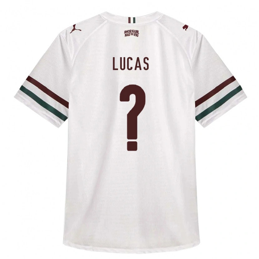 Danxen Homme Maillot Pedro Lucas #0 Blanc Vert Bourgogne Tenues Extérieur 2026/27 T-Shirt
