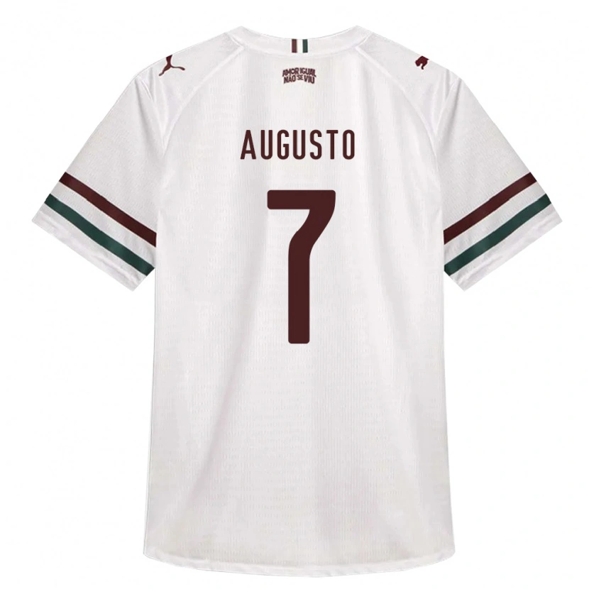 Danxen Homme Maillot Renato Augusto #7 Blanc Vert Bourgogne Tenues Extérieur 2026/27 T-Shirt
