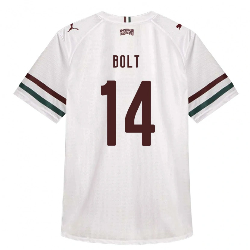 Danxen Homme Maillot Diego Bolt #14 Blanc Vert Bourgogne Tenues Extérieur 2026/27 T-Shirt
