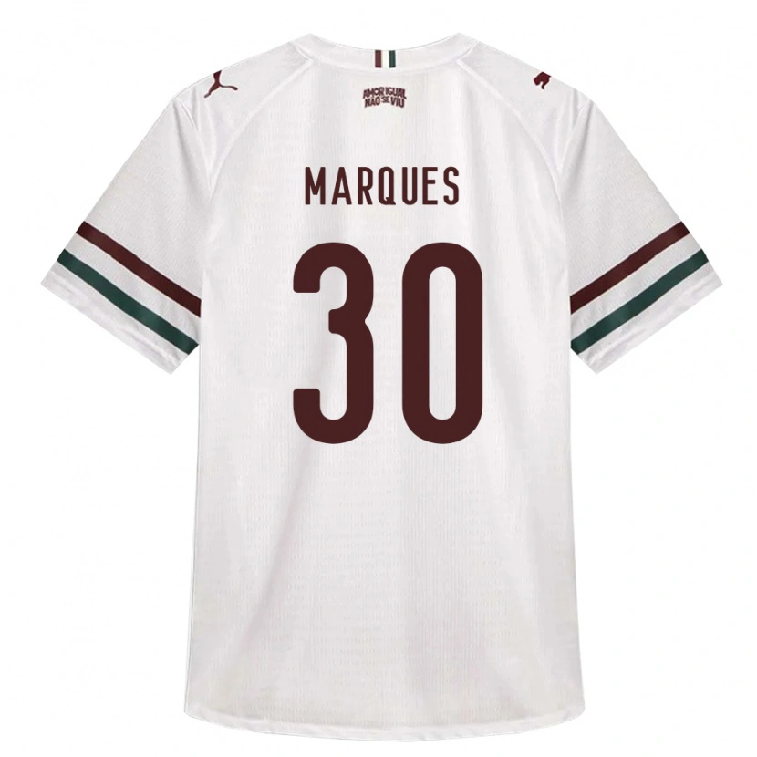 Danxen Homme Maillot Vero Marques #30 Blanc Vert Bourgogne Tenues Extérieur 2026/27 T-Shirt