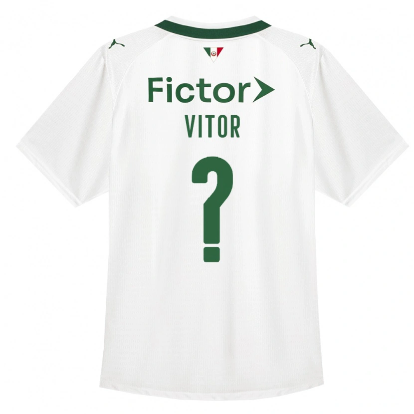 Danxen Homme Maillot Erick Vitor #0 Vert Blanc Tenues Extérieur 2026/27 T-Shirt