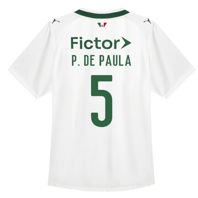 Danxen Homme Maillot Patrick De Paula #5 Vert Blanc Tenues Extérieur 2026/27 T-Shirt