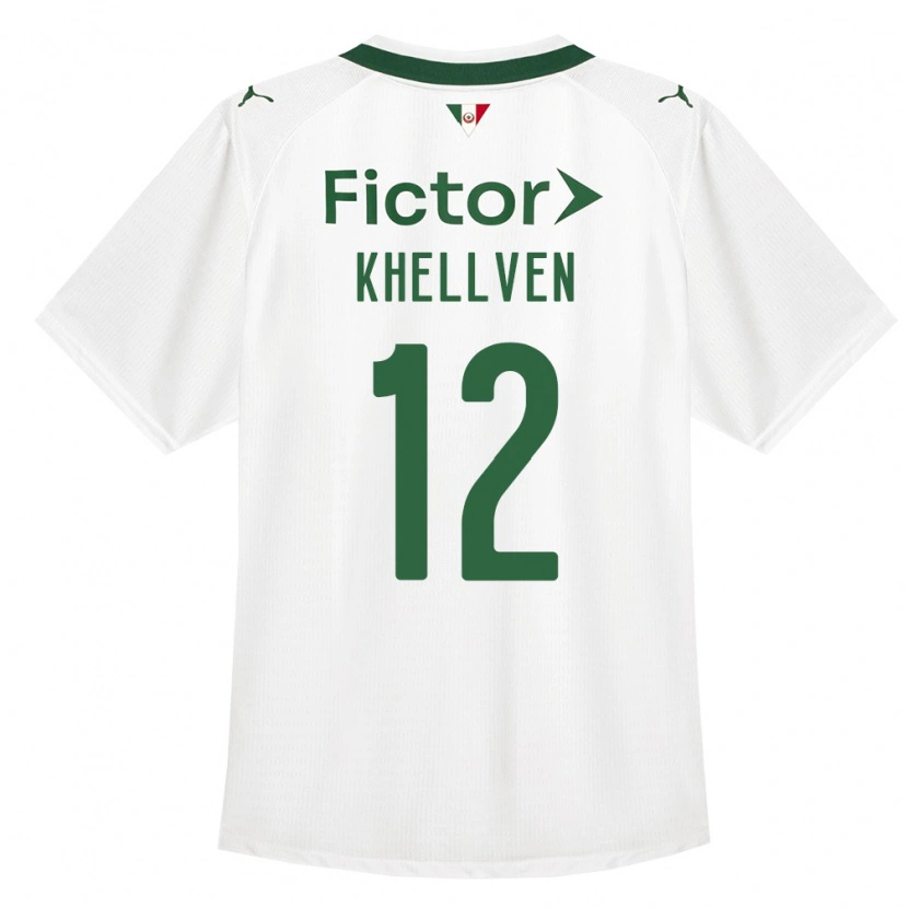 Danxen Homme Maillot Khellven Douglas Silva Oliveira #12 Vert Blanc Tenues Extérieur 2026/27 T-Shirt