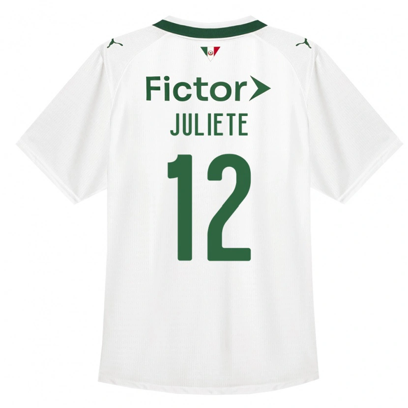 Danxen Homme Maillot Juliete #12 Vert Blanc Tenues Extérieur 2026/27 T-Shirt