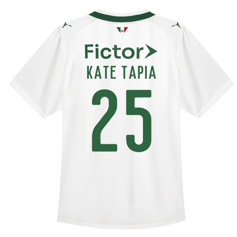 Danxen Homme Maillot Kate Tapia #25 Vert Blanc Tenues Extérieur 2026/27 T-Shirt