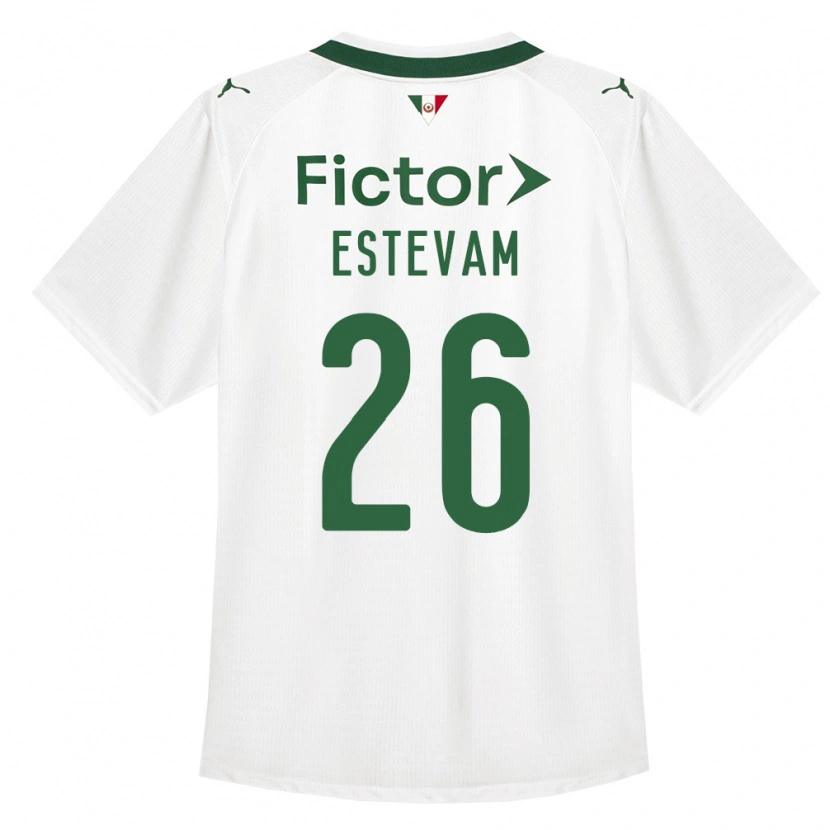Danxen Homme Maillot Laís Estevam #26 Vert Blanc Tenues Extérieur 2026/27 T-Shirt