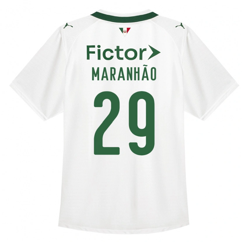 Danxen Homme Maillot Taina Maranhão #29 Vert Blanc Tenues Extérieur 2026/27 T-Shirt