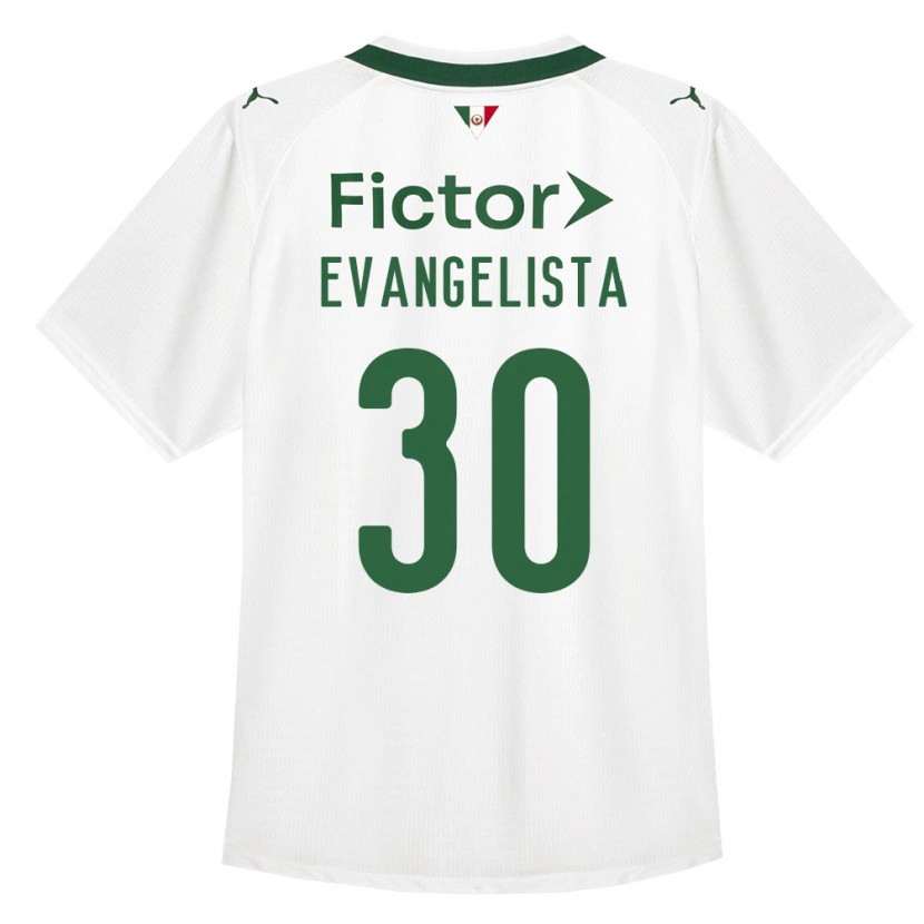 Danxen Homme Maillot Lucas Evangelista #30 Vert Blanc Tenues Extérieur 2026/27 T-Shirt