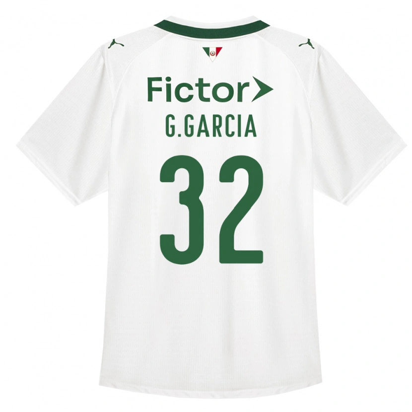 Danxen Homme Maillot Gustavo Garcia #32 Vert Blanc Tenues Extérieur 2026/27 T-Shirt