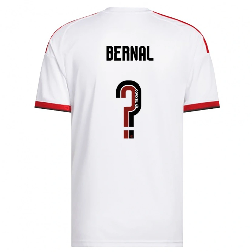Danxen Homme Maillot Scarlett Bernal #0 Blanc Rouge Noir Tenues Extérieur 2026/27 T-Shirt