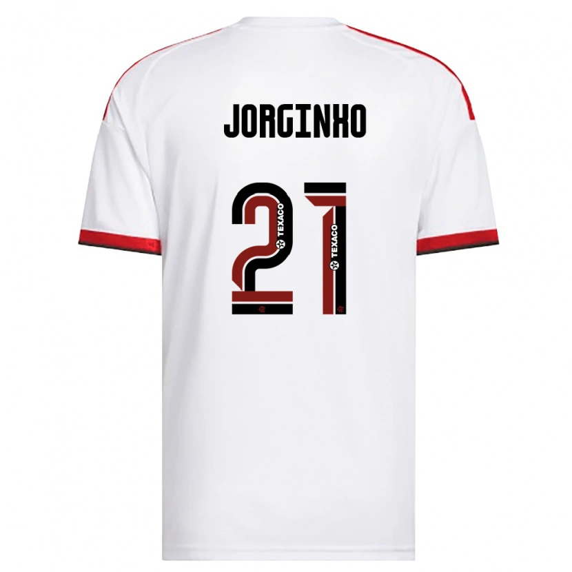 Danxen Homme Maillot Jorginho #21 Blanc Rouge Noir Tenues Extérieur 2026/27 T-Shirt