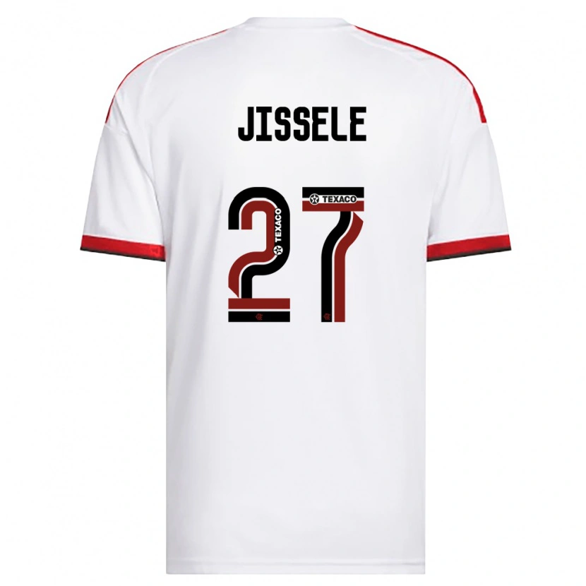 Danxen Homme Maillot Jissele #27 Blanc Rouge Noir Tenues Extérieur 2026/27 T-Shirt