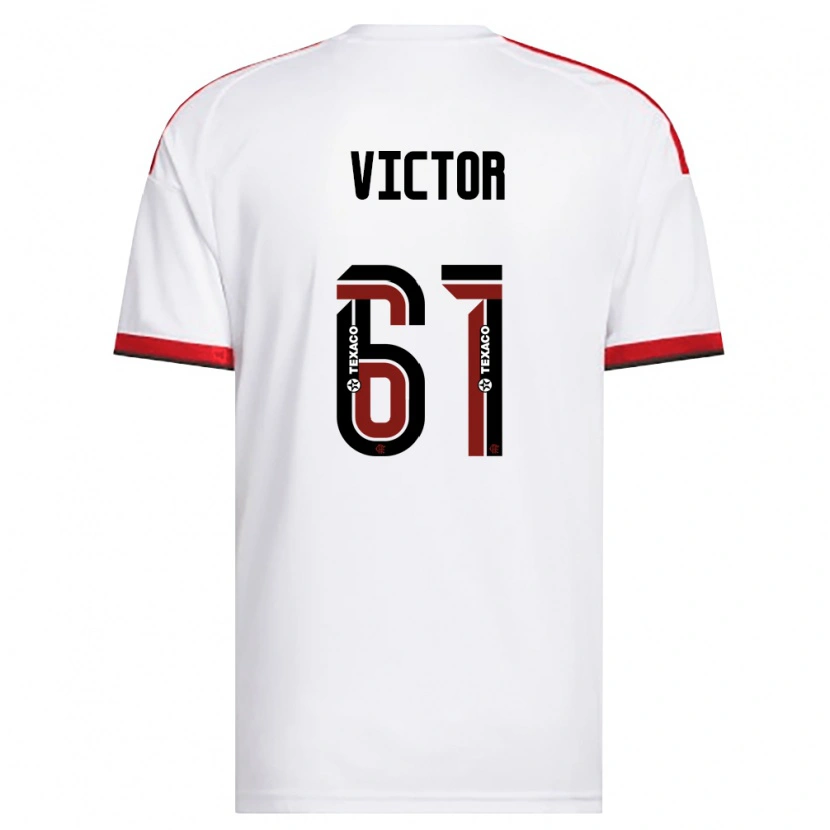 Danxen Homme Maillot João Souza #61 Blanc Rouge Noir Tenues Extérieur 2026/27 T-Shirt