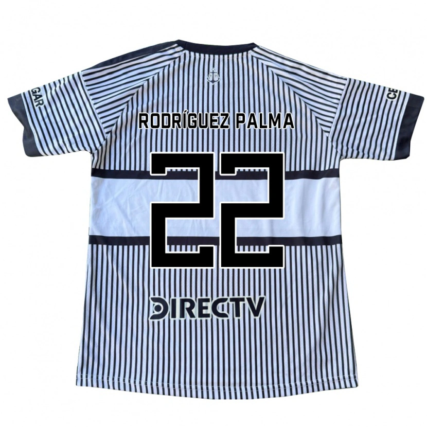 Danxen Homme Maillot Joaquina Rodríguez Palma #22 Blanc Noir Jaune Tenues Extérieur 2026/27 T-Shirt