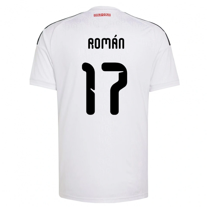 Danxen Femme Maillot Iván Román #17 Blanc Noir Tenues Domicile 2026/27 T-Shirt