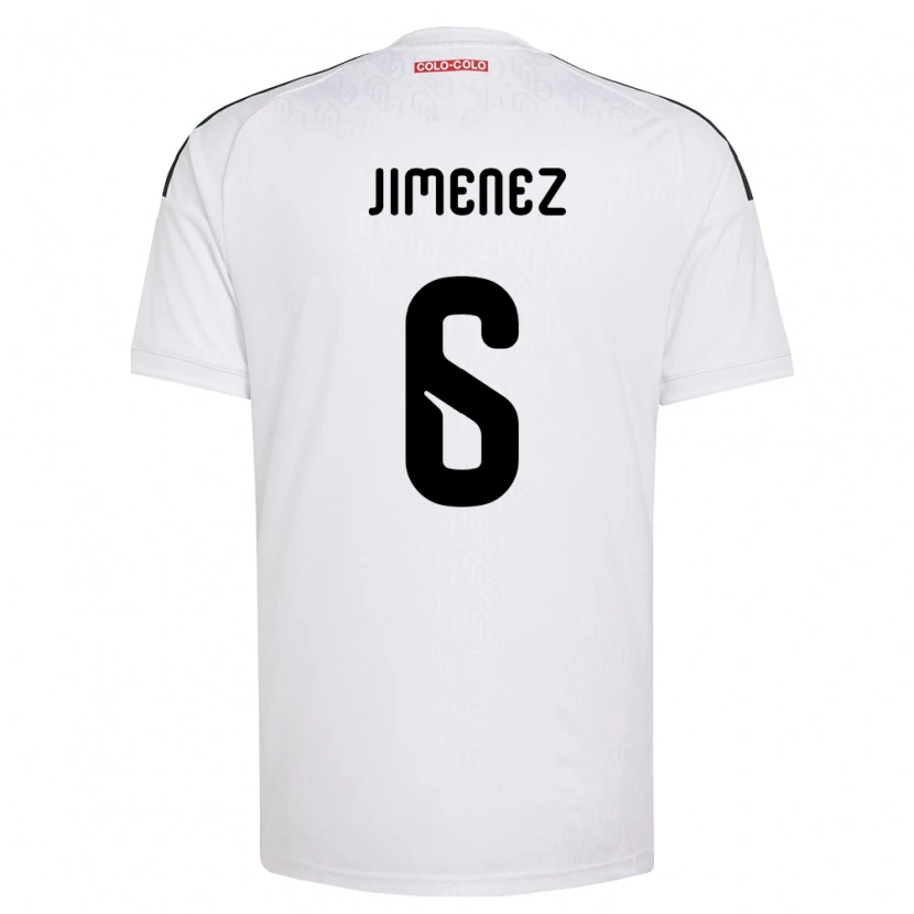 Danxen Femme Maillot Yastin Jiménez #6 Blanc Noir Tenues Domicile 2026/27 T-Shirt