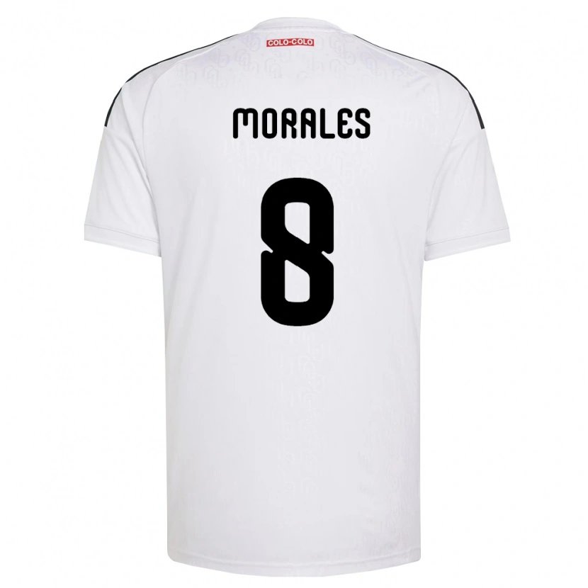 Danxen Femme Maillot Cristopher Morales #8 Blanc Noir Tenues Domicile 2026/27 T-Shirt