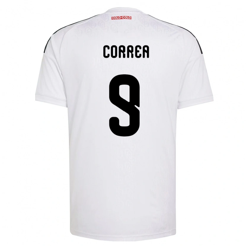 Danxen Femme Maillot Javier Correa #9 Blanc Noir Tenues Domicile 2026/27 T-Shirt