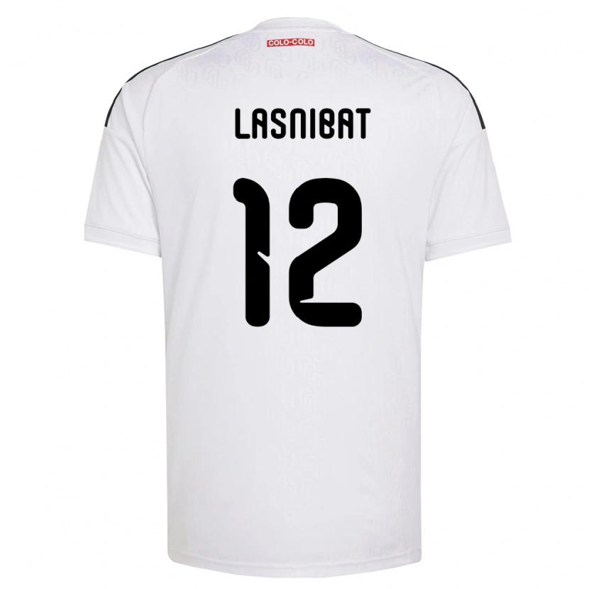 Danxen Femme Maillot Pablo Lasnibat #12 Blanc Noir Tenues Domicile 2026/27 T-Shirt