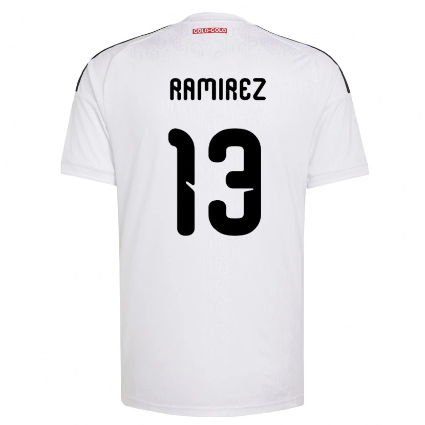 Danxen Femme Maillot Fernanda Ramírez #13 Blanc Noir Tenues Domicile 2026/27 T-Shirt