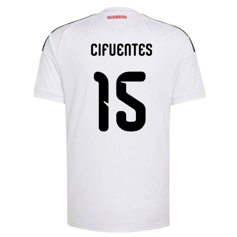 Danxen Femme Maillot Anaís Cifuentes #15 Blanc Noir Tenues Domicile 2026/27 T-Shirt