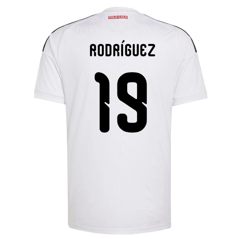 Danxen Femme Maillot Salomón Rodríguez #19 Blanc Noir Tenues Domicile 2026/27 T-Shirt