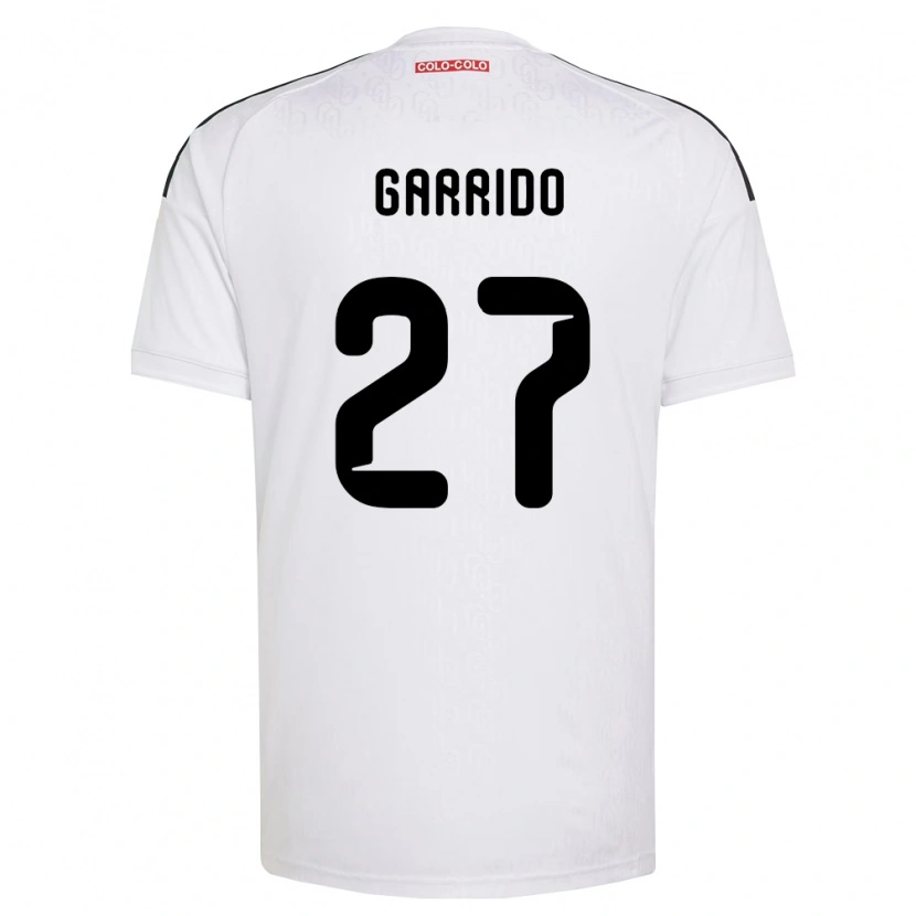 Danxen Femme Maillot Franco Garrido #27 Blanc Noir Tenues Domicile 2026/27 T-Shirt
