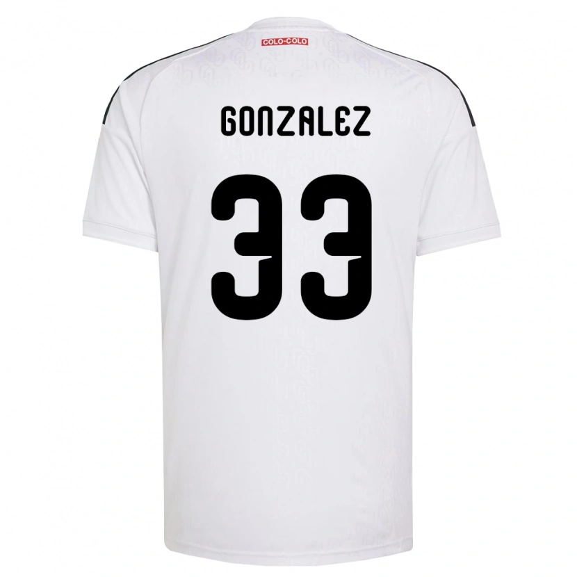 Danxen Femme Maillot Ramiro González #33 Blanc Noir Tenues Domicile 2026/27 T-Shirt
