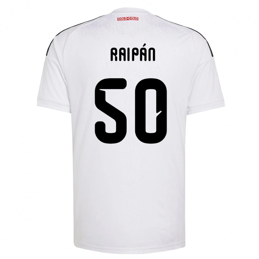 Danxen Femme Maillot Felipe Raipán #50 Blanc Noir Tenues Domicile 2026/27 T-Shirt