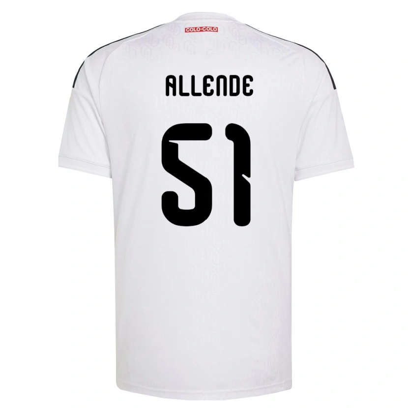 Danxen Femme Maillot Pierre Allende #51 Blanc Noir Tenues Domicile 2026/27 T-Shirt