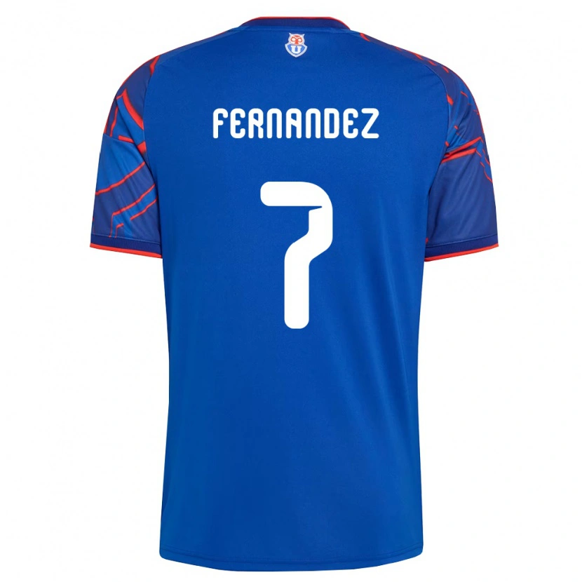 Danxen Femme Maillot Rebeca Fernández #7 Bleu Royal Rouge Tenues Domicile 2026/27 T-Shirt