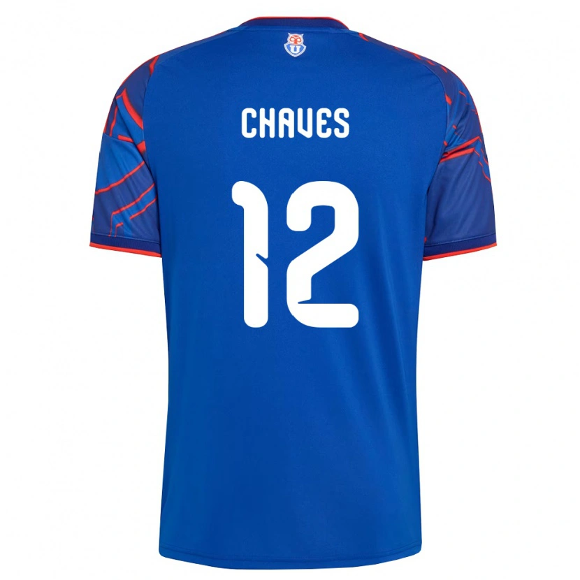 Danxen Femme Maillot Abigail Chaves #12 Bleu Royal Rouge Tenues Domicile 2026/27 T-Shirt
