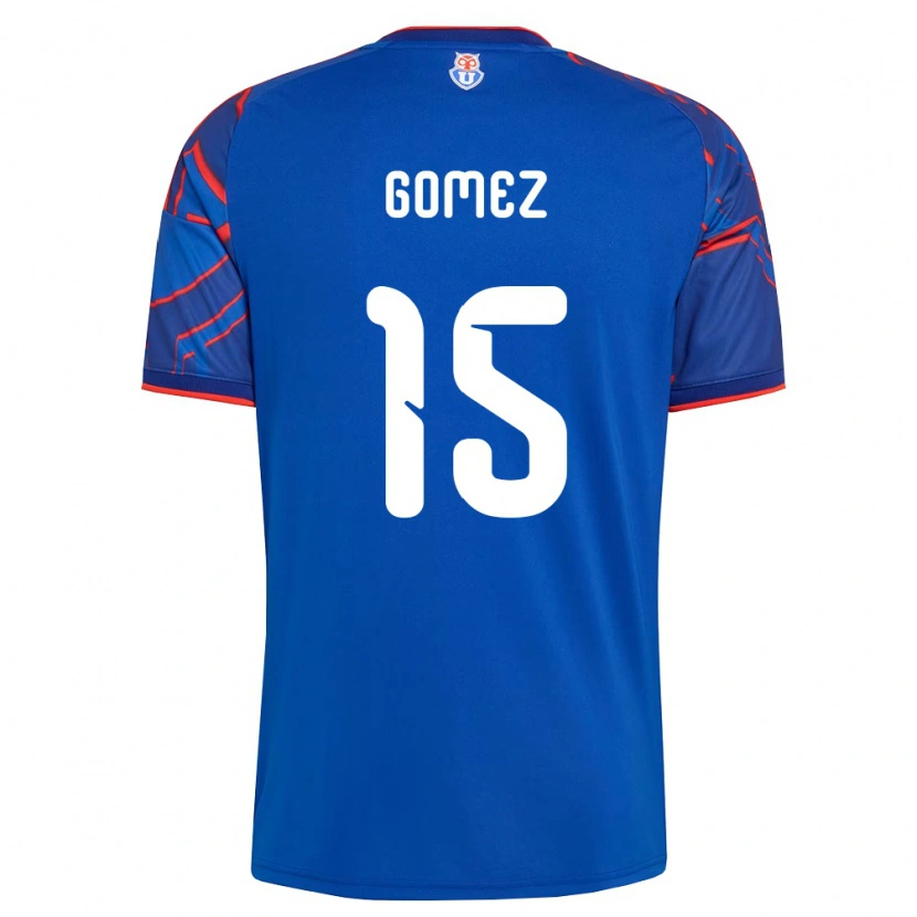 Danxen Femme Maillot Juan Pablo Gómez #15 Bleu Royal Rouge Tenues Domicile 2026/27 T-Shirt
