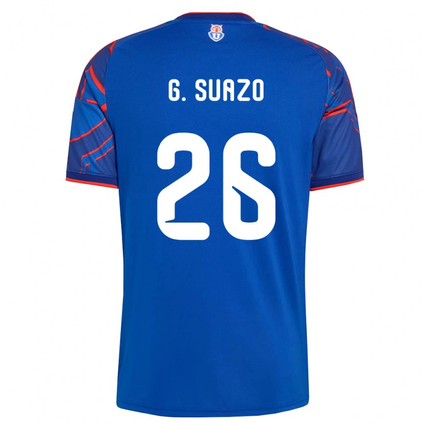 Danxen Femme Maillot Grettel Suazo #26 Bleu Royal Rouge Tenues Domicile 2026/27 T-Shirt